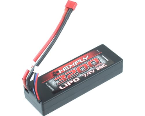 7.4v 3200 mAh LiPo Battery with Deans Connector photo