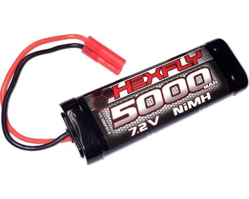 Hexfly 5000mah Ni-Mh Battery - 7.2v with Banana 4.0 Connector photo