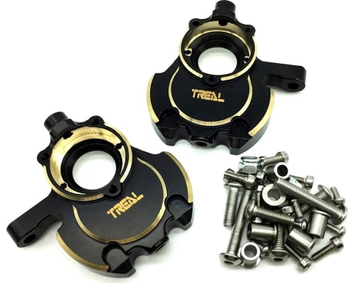 Treal Brass Inner Front Portal Housing Knuckles for Redcat Gen8- photo