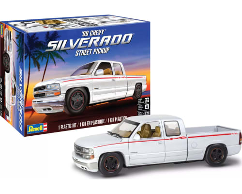 1/25 99 Chevy Silverado Street Pickup Plastic Model Kit photo