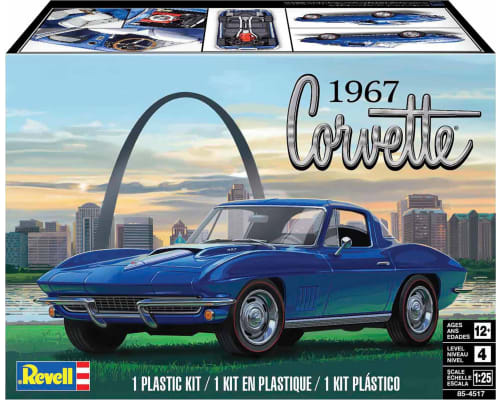 1/25 67 Corvette Coupe Plastic Model Kit photo