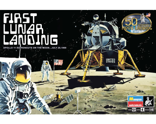 discontinued 1/48 First Lunar Landing Model photo