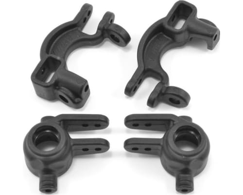 Caster & Steering Blocks Black: Slash 4X4 ST 4X4 (2) photo