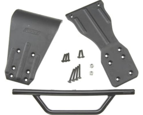 discontinued Front Bumper Skid Plate Chassis Brace Black:SC10 photo