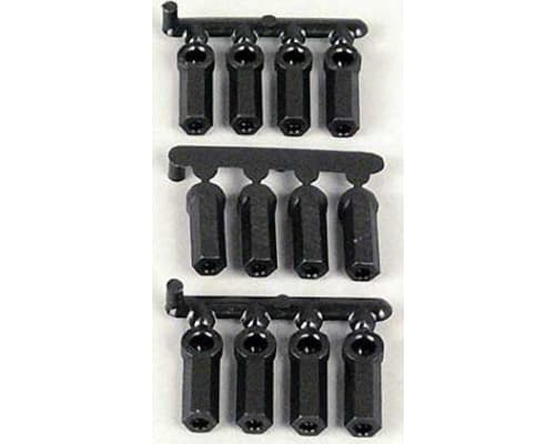 4-40 HD Rod Ends Black:LOS ASC photo