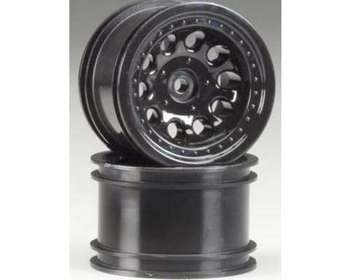 Black 2.2 Revolver Rock Crawler Wheels Narrow Wheelbase (2) photo