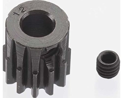 Extra Hard 12 Tooth Blackened Steel 32p Pinion 5mm photo