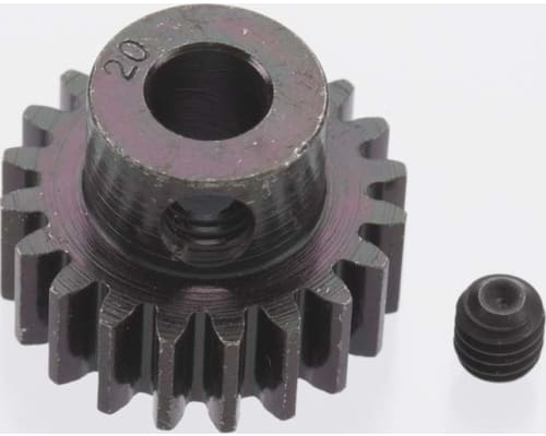 Extra Hard 20 Tooth Blackened Steel 32p Pinion 5mm photo