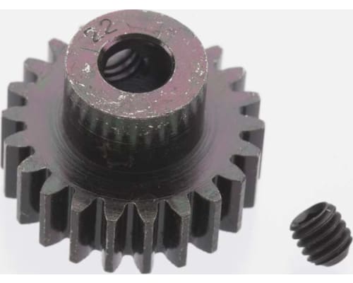 Extra Hard 22 Tooth Blackened Steel 32p Pinion 5mm photo