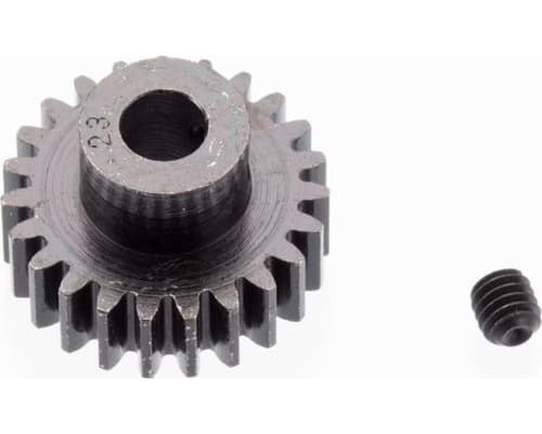 Extra Hard 23 Tooth Blackened Steel 32p Pinion 5mm photo