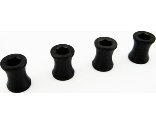 Black Steel M4 Wheel Barrel Nut Fastener photo