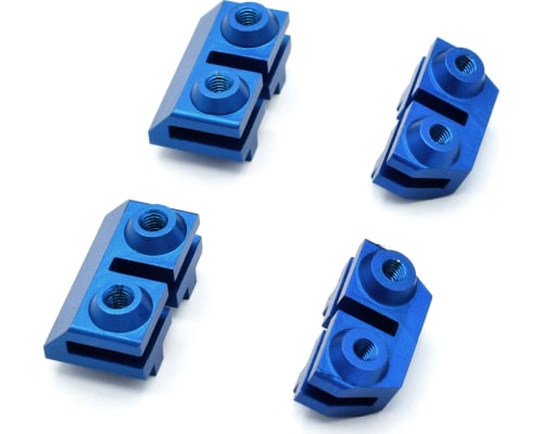 Blue Aluminum Servo Mounts Revo 3.3 Slayer Pro photo