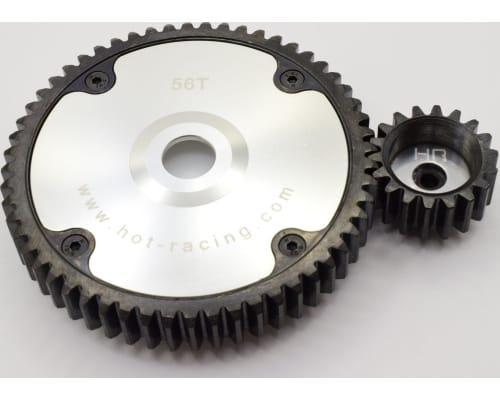 Silver Hub Hd 56t 18t Gear Set HPI Baja 5b photo