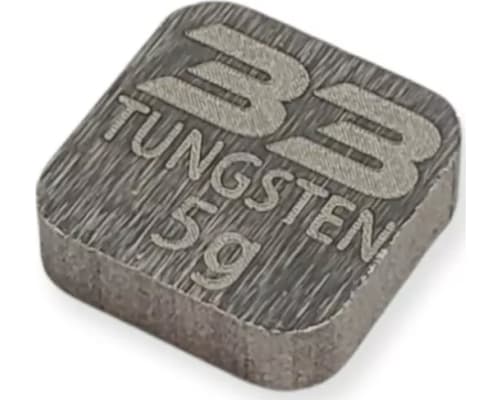 Mr33 Tungsten Weight - 10 X 10 X 3mm - 5g photo