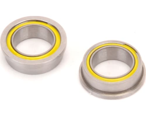 Ball Bearing - 1/4x3/8x1/8 Flanged Yellow - pr photo