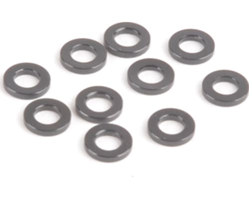 M3 Black Aluminum Washers 1.00mm (10) photo