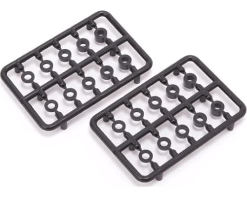 Plastic Washer Set 1 1.5 2 3 4mm (20 pieces) photo