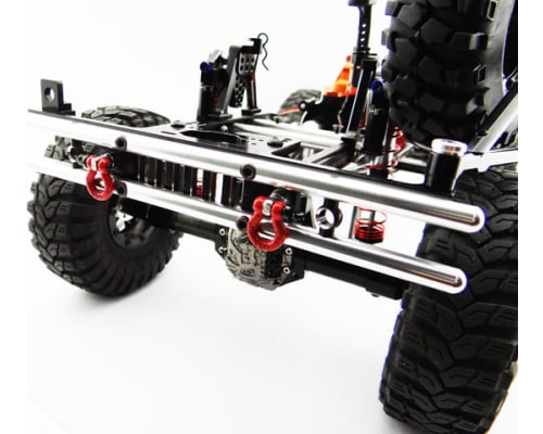 Tubular Rear Bumper with Winch & Light Mount photo