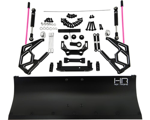 discontinued Black Aluminum Snow Plow Kit Axial Scx10 Scx10 Ii photo