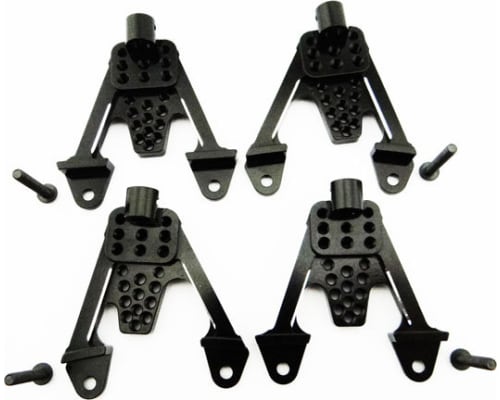 Aluminum Multi-Position Shock Hoops - Axial SCX10 photo