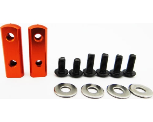 90 Degree Universal Servo Mount - Orange photo