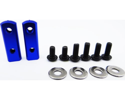 90 Degree Universal Servo Mount - Blue photo