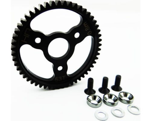 Steel Spur Gear (53t 0.8 Mod)(Gunmetal) - TRA photo