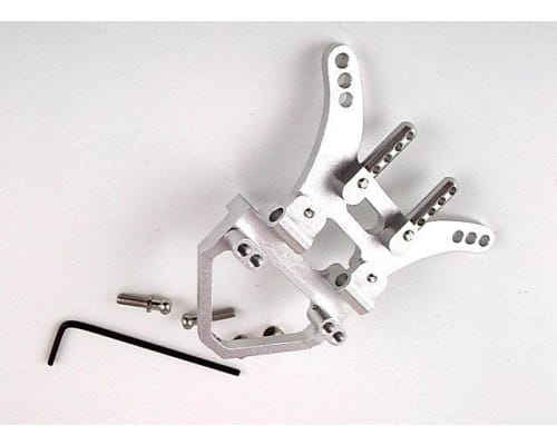 Losi Mini-T 1.0 Silver Aluminum Rear Shock Tower photo