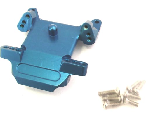 Losi Mini-T Blue Aluminum Front Upper Chassis photo