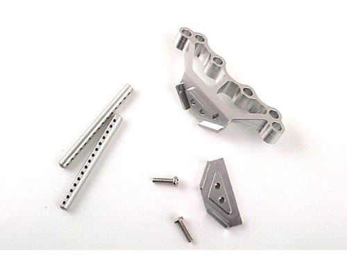 Losi Mini-T 1.0 Silver Aluminum Extended Body Mounts photo