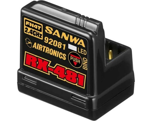 Sanwa 4-Channel RX-481 Receiver w/ Built-in Antenna photo