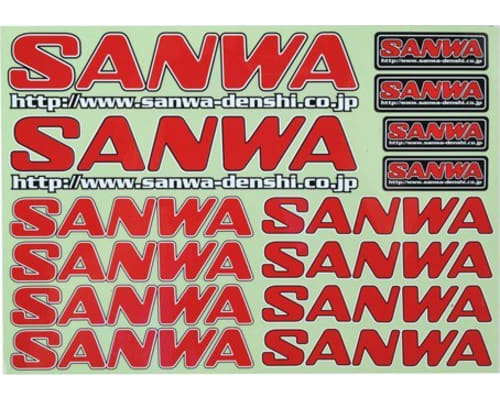 Sanwa Decal - Red photo