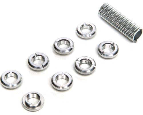 Spektrum Radio Silver Switch Nuts 8 & Wrench photo