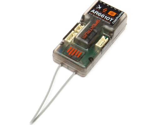 AR6610T 6 Channel DSMX Telemetry Receiver photo