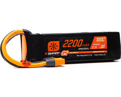 2200mAh 3S 11.1V Smart G2 LiPo 100C; IC3 photo