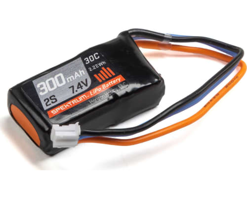 300mAh 2S 7.4V 30C LiPo Battery; PH Connector photo