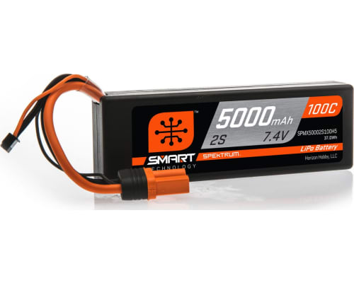 5000mAh 2S 7.4V 100C Smart LiPo Hardcase; IC5 photo