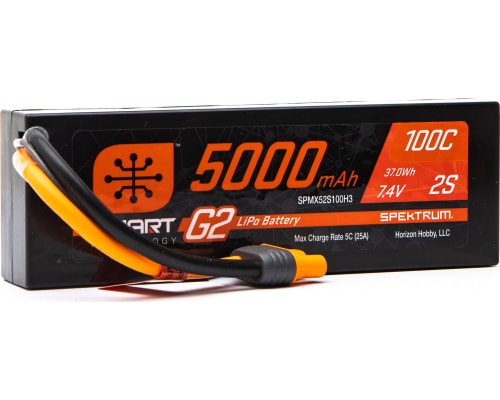 5000mAh 2S 7.4V Smart G2 LiPo 100C; IC3 photo