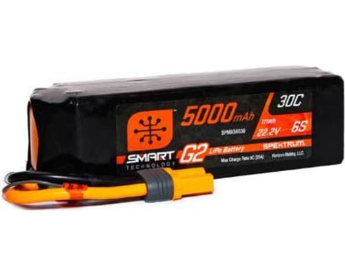 5000mAh 6S 22.2V Smart G2 LiPo 30C; IC5 photo