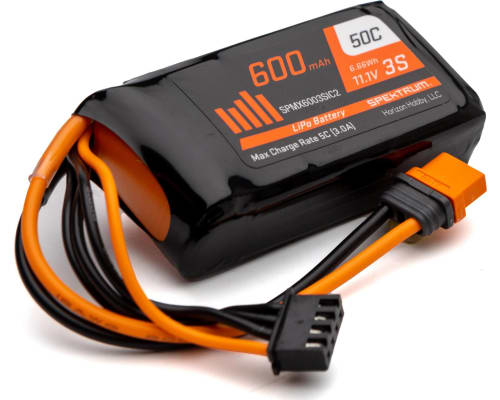 600mAh 3S 11.1V 50C LiPo Battery; IC2 photo