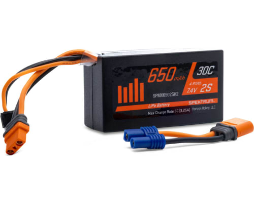 650mAh 2S 7.4V 30C Mini LiPo; IC2 photo