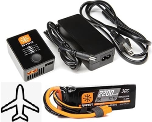 discontinued Smart Powerstage Aircraft 3s Bundle Battery & Charg photo