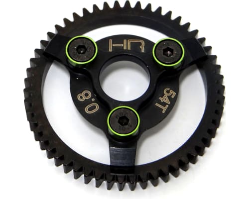 Steel Spur Gear (54t 32p)(Green) - TRA photo