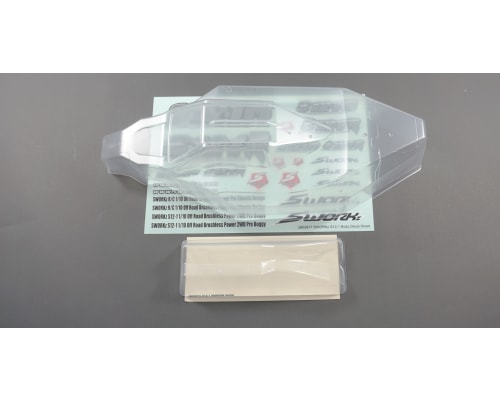 Clear Eaglet Style Body Shell with Top Wing-SW250040 photo