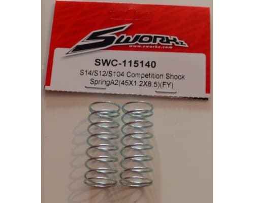 1/10 Competition Shock Spring A-2 (45X1.2X8.5)(FY)(2) photo