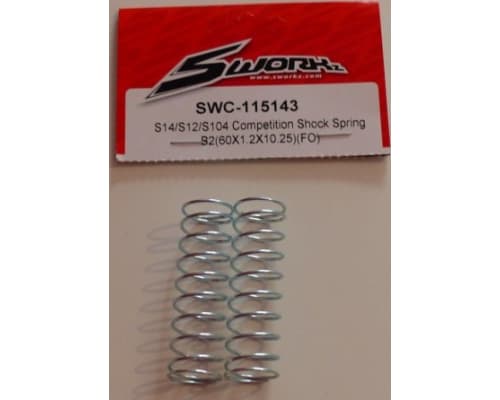 1/10 Competition Shock Spring B-2 (60x1.2x10.25)(FO)(2) photo