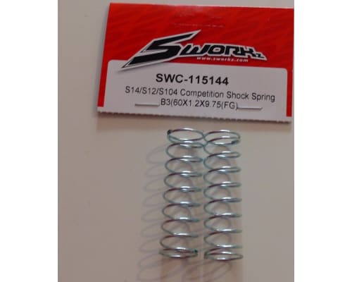 1/10 Competition Shock Spring B-3 (60x1.2x9.75)(FG)(2 photo