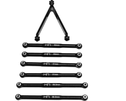 Aluminum Link Set for LWB (133.7mm) Scx 24 photo