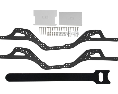 LCG Graphite Angled Chassis Kit SCX24 photo