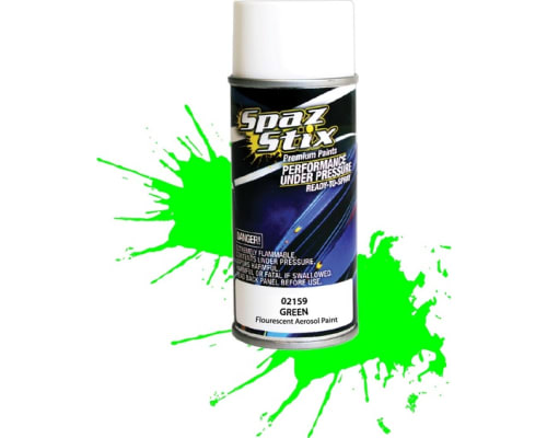 Green Fluorescent Aerosol Paint 3.5oz Can photo